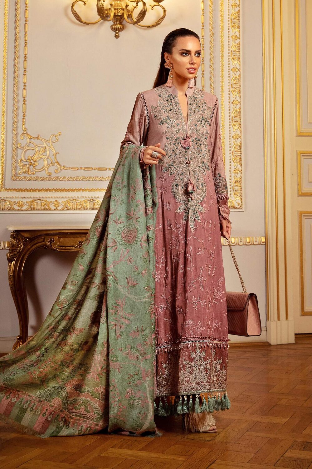 Maria B Suit With Chiffon Dupatta Maria B Summer Collection 2023 5623